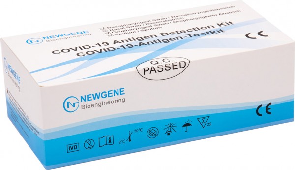 NEWGENE 4-in-1 COVID-19 Antigen-Testkit für professionale Anwendung (25 Stück)