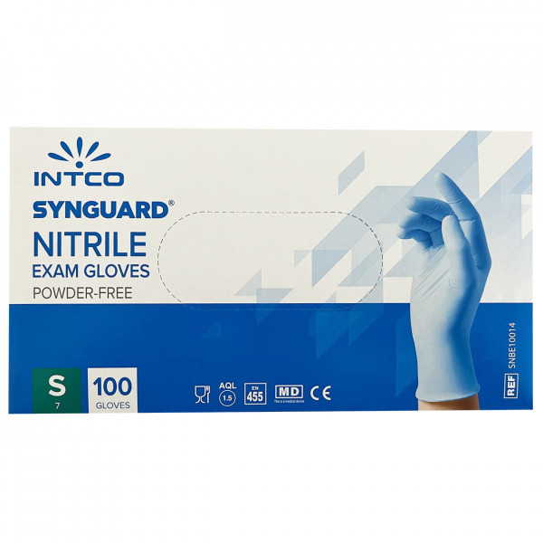 Intco SYNGUARD Nitril Handschuhe (100er Box) blau