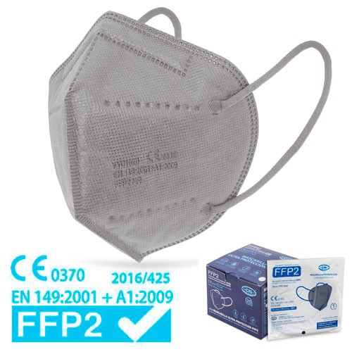 graue FFP2 Maske