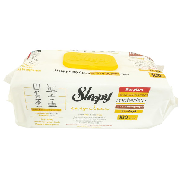Sleepy Easy Clean Oberflächenreinigungstücher - Gelb