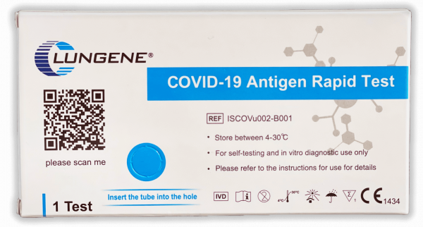 Clungene® LAIEN 1er Antigen Test - COVID-19 Schnelltest (Nasal Swab) - CE 1434 (1 Stück)