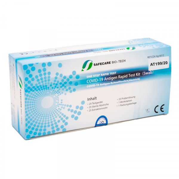 Safecare Bio-Tech Covid-19 PROFI Antigen-Schnelltest (25 Stück)